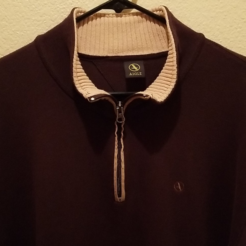 NWOT Men's L Aigle pullover knit sweater
